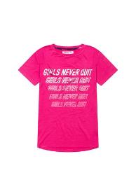 Girls 'Never Quit' Slouchy Tee (3y-14y)