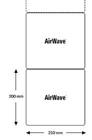 AirWave ECO type 7.3 jumbo air cushion chain