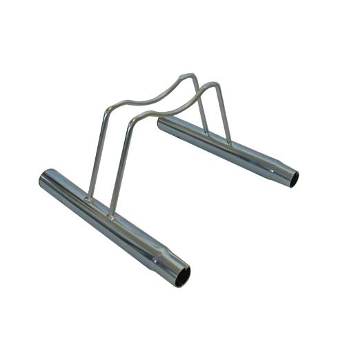 One Space Ground Based Matchable Bike Rack In Galvanized Steel