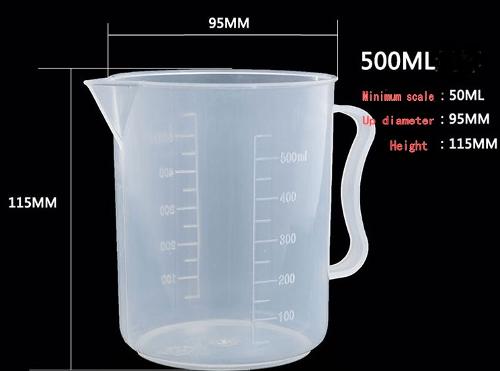 500ml Plastic measured cup/ pitcher 