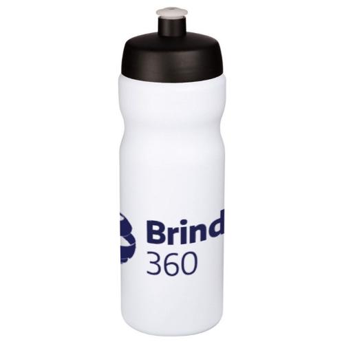Baseline® Plus 650 ml sport bottle - White / Solid Black