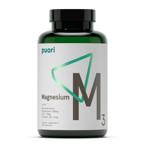 Puori M3 Magnesium Supplement 120 Caps