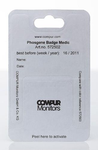 Phosgene Indicator Badge MEDIC