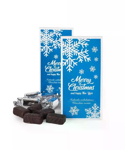 Merry Christmas chocolate candy