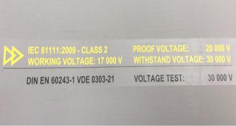 Electrosafe IEC61111 Rubber Switchboard Matting