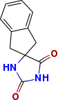1′,3′-Dihydro-spiro(imidazolidine-4,2′-(2H)indene)-2,5-dione