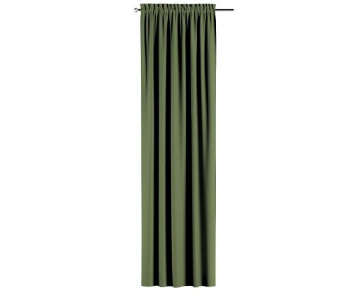 Curtain with channel and head