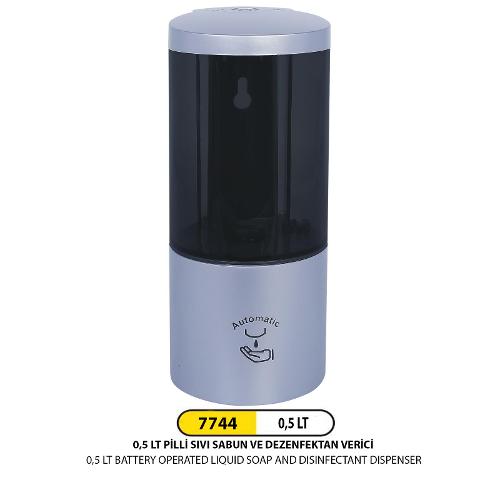 7744 0,5 LT Soap And Disinfectant Dispenser With Sensor