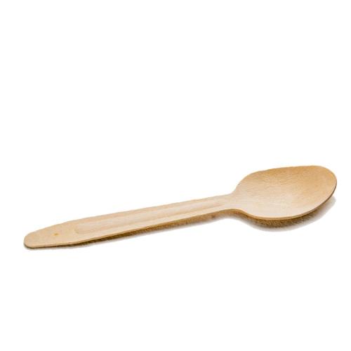 Disposable wooden spoon