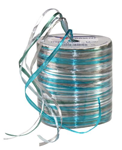 RAFFIA PEARL-Multicolour - metallic bast ribbon