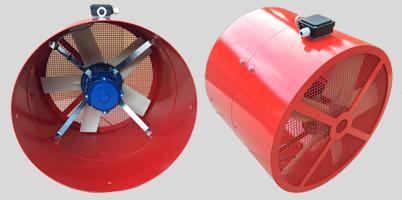 Forced Ventilation Units for speed controlled electric motor