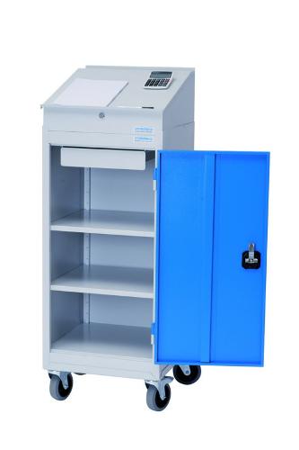 Cabinet with hinged doors type 105 with roller support...
