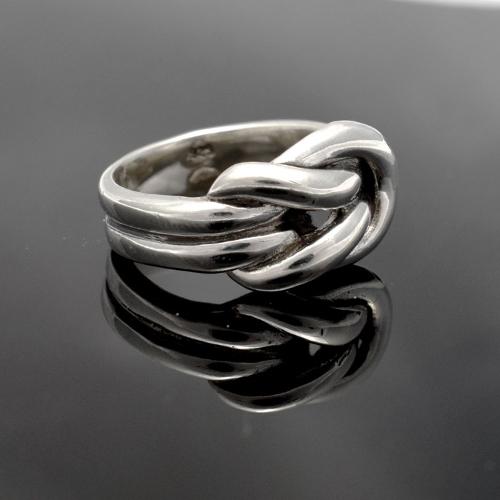 Sterling Silver Knot Ring, Love Ring, Love Knot Ring, Bridal