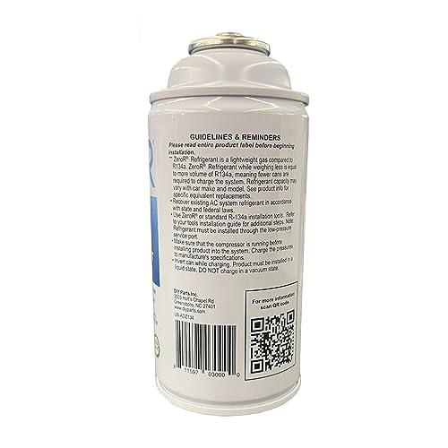 ZeroR® AC Refrigerant | R134a Replacement | 3 6oz Cans for AC Recharging