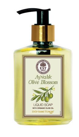 Organic Olive Oil Liquid Soap Ayvalik Olive Blossom 250 ml Plastic Bottle