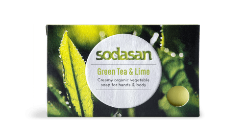 Sodasan Bar Soap Green Tea & Lime