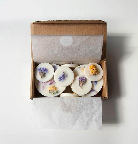 Wild Flowers, Scented Soy Wax Rounds "5 SENSES"