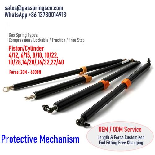 Protective Mechanism Satey Gas Spring 