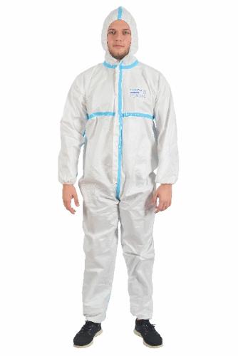 TYPE 3/4 PROTECTIVE COVERALL WITH HOT BANDED