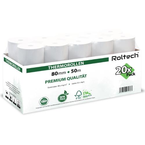ROLTECH | Thermal paper rolls | 80mm x 50m