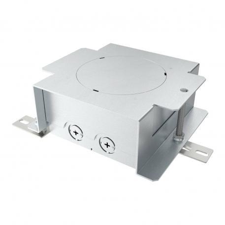 Adjustable screed box for the installation socket GES R2