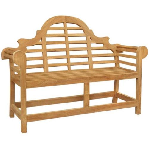 wooden garden bench teak 225x50x104 cm