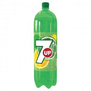 7up, Lemon-flavored Carbonated Drink, 2 L