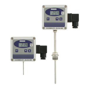 Temperature sensors with transmitter