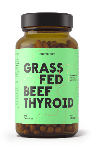 Grass Fed Desiccated Beef Thyroid Supplement