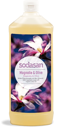 Sodasan Liquid Soap Magnolia & Olive Refill