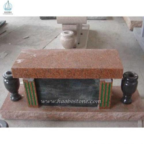 Natural Stone Memorials Bench For Cremation