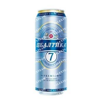 Baltika №7 Light 0,5 L can