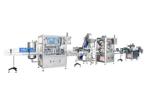 SOAP FILLING CAPPING LABELING MACHINE