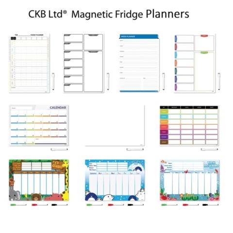 CKB LTD Diet Weekly Magnetic Fridge Board Memo Planner A3 