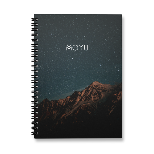 Erasable Notebook | Ring Binder A5 | New Designs Midnight Mountain / Medium