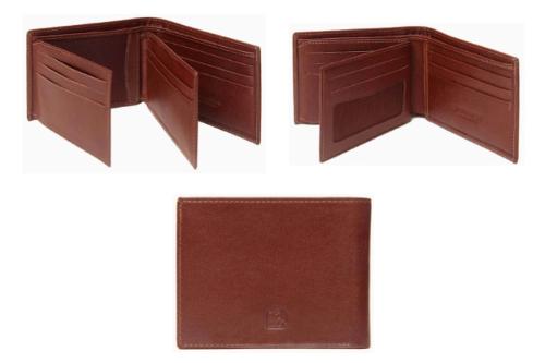 Leather wallet for men RFID protected