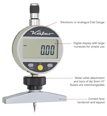 Dial Depth Gauges | analogue and digital | metric / inch