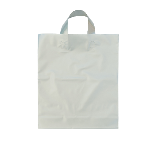 Plastic Bag Loop Silver Bag
