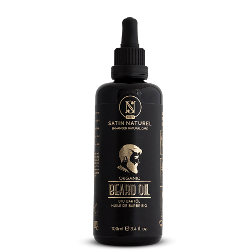 Organic Beard Oil For Men Vegan - 100ml Glass Bottle 