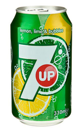 7up, Lemon-flavored Carbonated Drink, 330 Ml