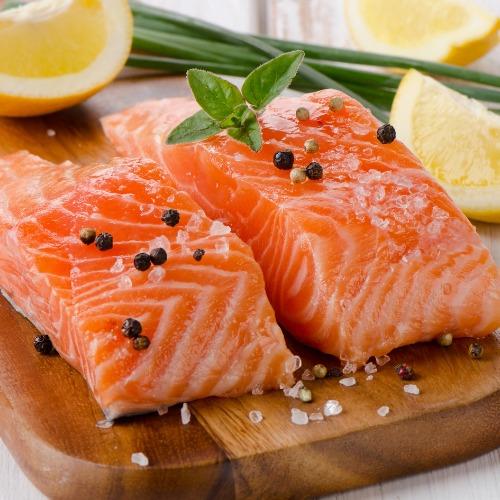 Salmon portions