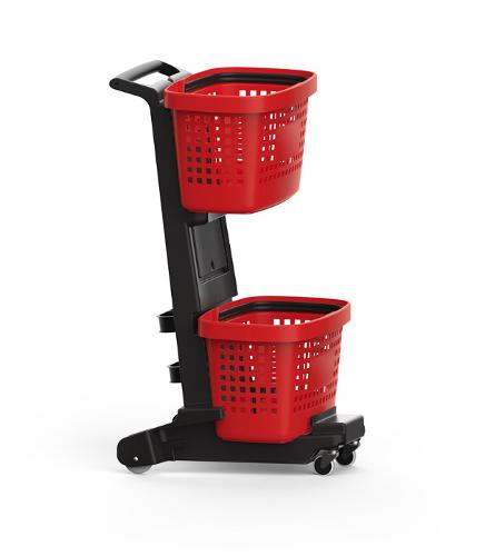 Snupy: 60-liter cart with attached baskets