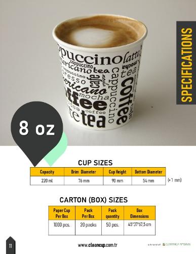 8 oz paper cup