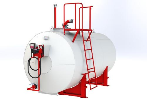 Fuel storage and dispensing tank