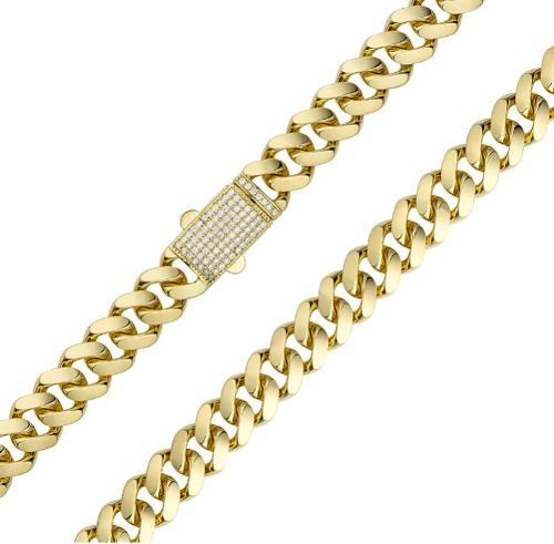Cuban Link Chain - 5, 8, 10, 12, 14, 16, 18 and 20 mm