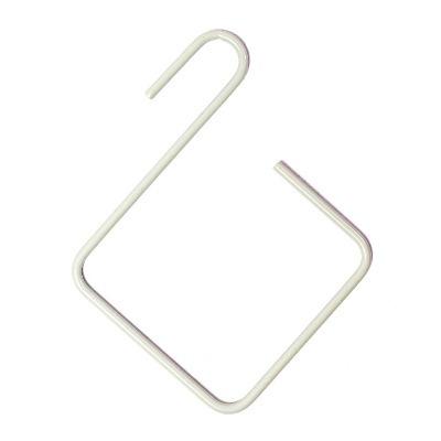 Customized metal wire coated small S-hanging hook for retail
