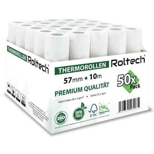 ROLTECH | Thermal paper rolls | 57mm x 10m