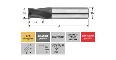 Milling Tools: for GFK/CFK