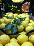 Fresh aromatic lemons 