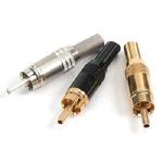 Professional Phono Plugs - Hollow Pin - Deltron Components